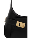 Smooth Caprether Medium Shoulder Bag Black - SALVATORE FERRAGAMO - BALAAN 6