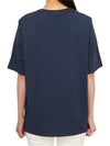 Speedy Fox Patch Comfort Short Sleeve T Shirt Navy - MAISON KITSUNE - BALAAN 4