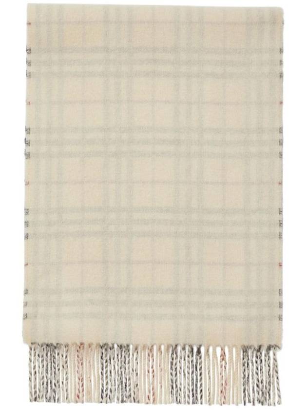 Reversible Check Cashmere Scarf Beige - BURBERRY - BALAAN 1