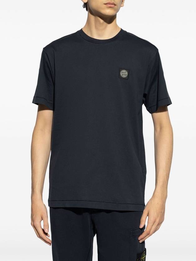 Stone Island T-shirts and Polos Blue - STONE ISLAND - BALAAN 3