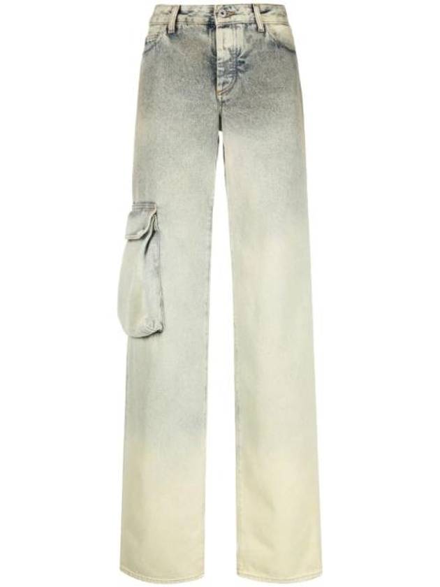 Toy Box Laundry Wide Jeans - OFF WHITE - BALAAN 1