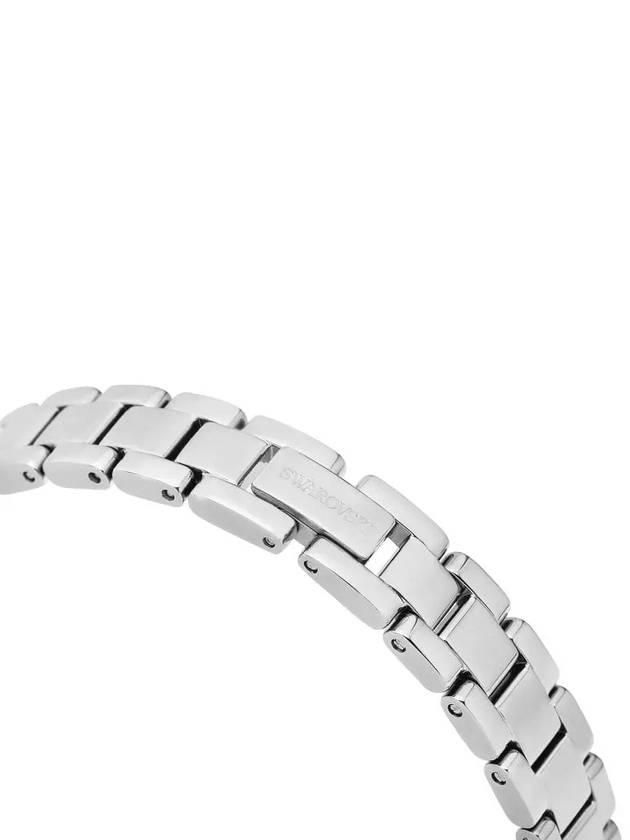 Crystal Rock Oval Metal Watch White Silver - SWAROVSKI - BALAAN 4