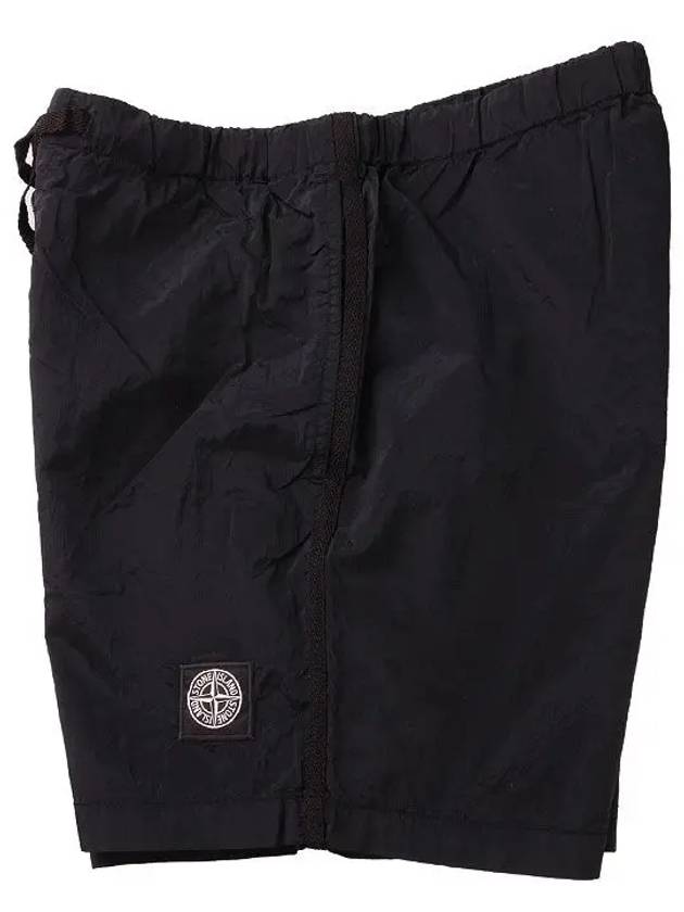 Swimming Nylon Trunk Shorts Black - STONE ISLAND - BALAAN 5