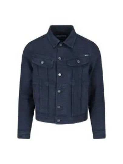 Cotton Jacket Blue - TOM FORD - BALAAN 2