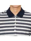 logo patch striped polo shirt MJP191AJ0120 - THOM BROWNE - BALAAN 6