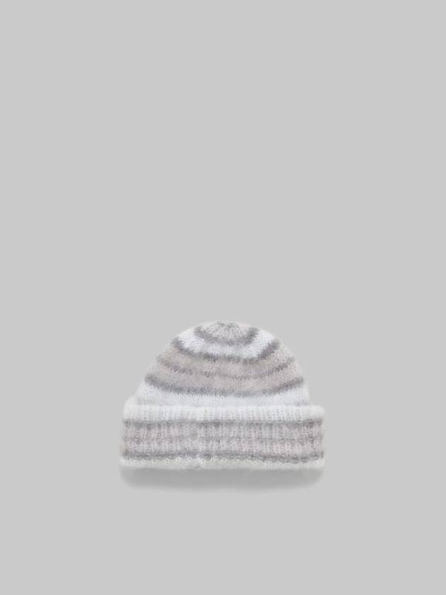 Striped Beanie Grey - MARNI - BALAAN 2