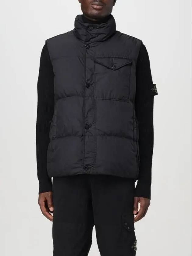 Crinkle Reps R-NY Down Vest Black - STONE ISLAND - BALAAN 3