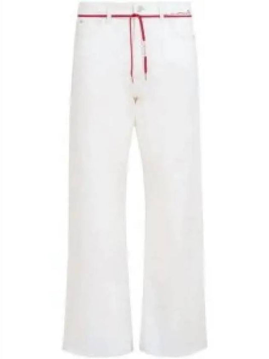 tie waist straight jeans PUJU0019S1TCX17 - MARNI - BALAAN 2