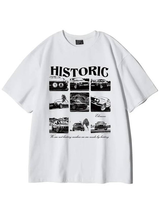 Historic Short Sleeve T-Shirt White - ELIMENO - BALAAN 1