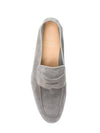 Suede Penny Slot Loafers Grey - BRUNELLO CUCINELLI - BALAAN 5