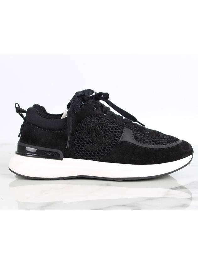 tennis sneakers black 36 - CHANEL - BALAAN 6