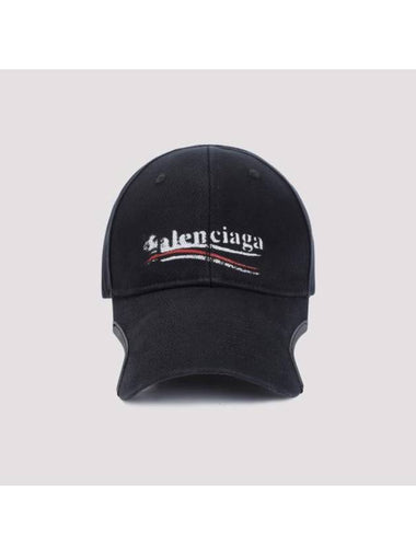 Political Stencil Ball Cap Black - BALENCIAGA - BALAAN 1