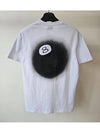 AU AUSTRALIA 8BALL FADE SS TSHIRT ST023S3003 WHITE MENS - STUSSY - BALAAN 7