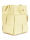 Intrecciato Cassette Small Bucket Bag Yellow - BOTTEGA VENETA - BALAAN 5