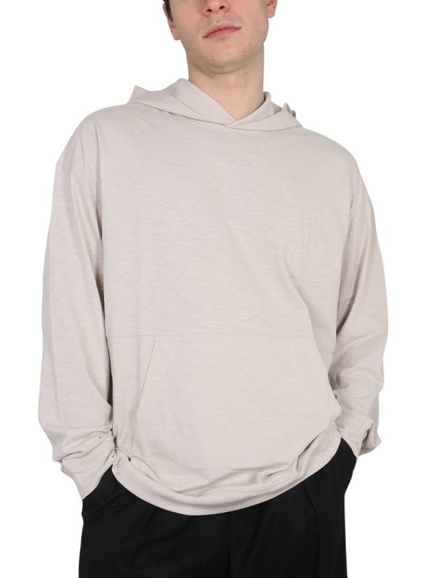 Allston cotton hood gray - THEORY - BALAAN 5