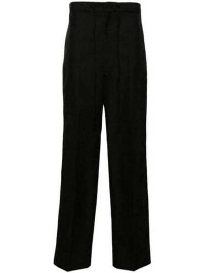 Signature Stitch Logo High Waist Wide Pants Black - MAISON MARGIELA - BALAAN 2