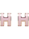 Pop ash earrings rose gold pink full set - HERMES - BALAAN 1