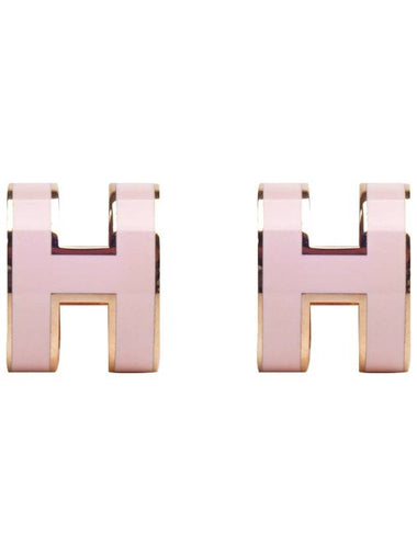 Pop ash earrings rose gold pink full set - HERMES - BALAAN 1