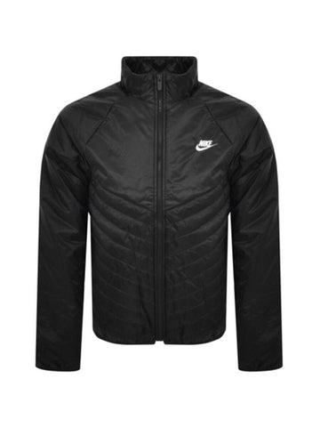 Sportswear Wind Runner Therma Fit Midweight Puffer Jacket Black - NIKE - BALAAN 1