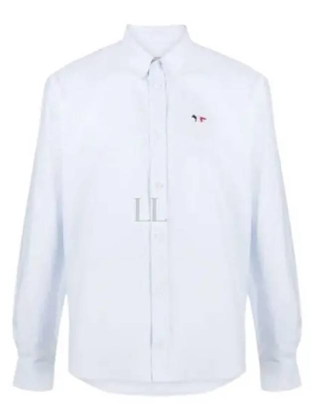 Tricolor Fox Patch Classic Shirt BD FM00400WC2010HM00400WC2010 WHP100 - MAISON KITSUNE - BALAAN 1