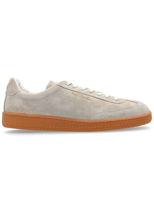 Logo Suede Low Top Sneakers Beige - PAUL SMITH - BALAAN 3