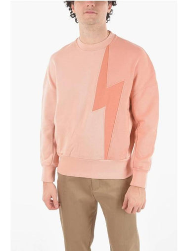 Lightning Bolt Sweatshirt Pink - NEIL BARRETT - BALAAN 1