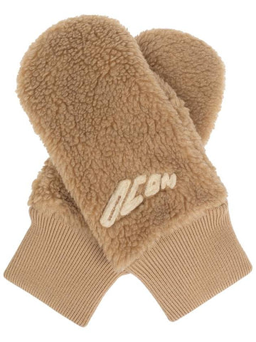 Dsquared2 Wool Gloves, Men's, Beige - DSQUARED2 - BALAAN 1