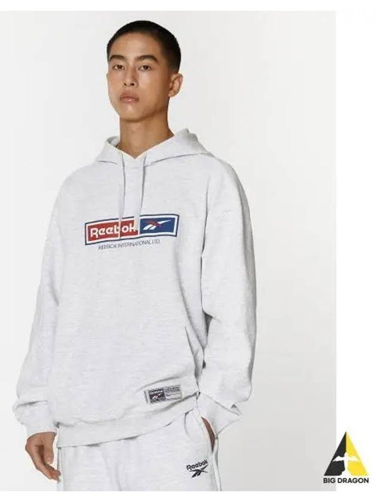 Warm up hoodie gray - REEBOK - BALAAN 1