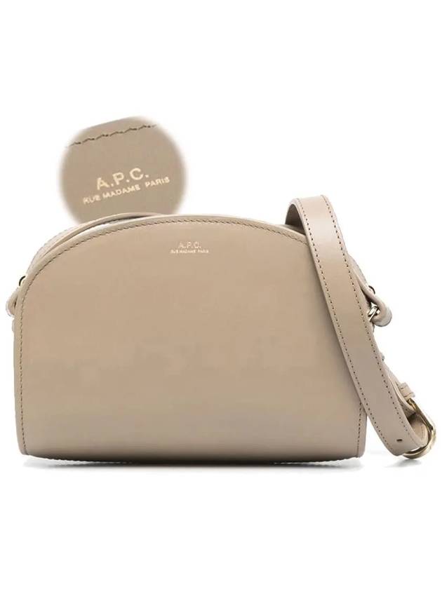 Demi Lune Mini Half Moon Cross Bag Grey - A.P.C. - BALAAN 3