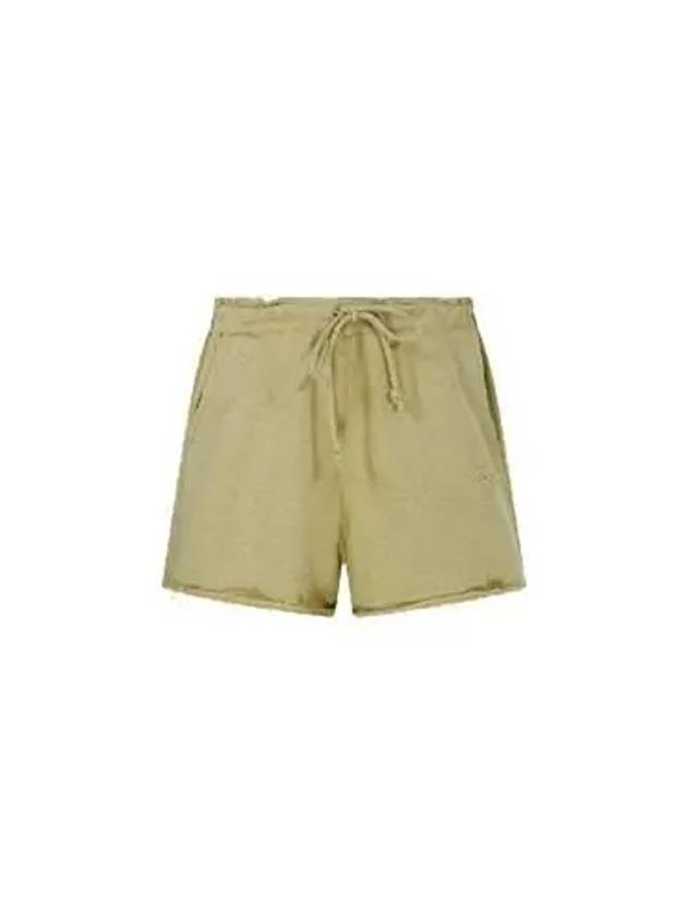 short pants T3682 762 LEEK GREEN - GANNI - BALAAN 2