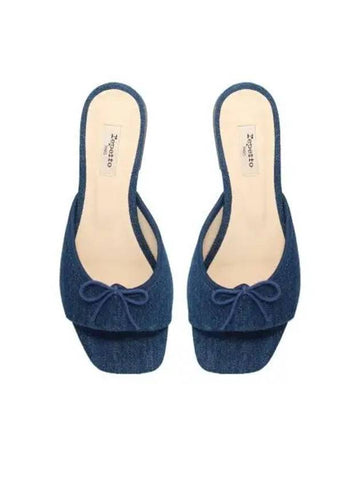 Jordana V4172JEAND 851 Jean Mule Sandals 1027376 - REPETTO - BALAAN 1