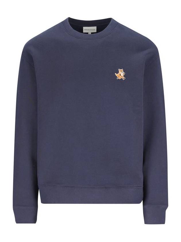 Fox Cotton Sweatshirt Navy - MAISON KITSUNE - BALAAN 2