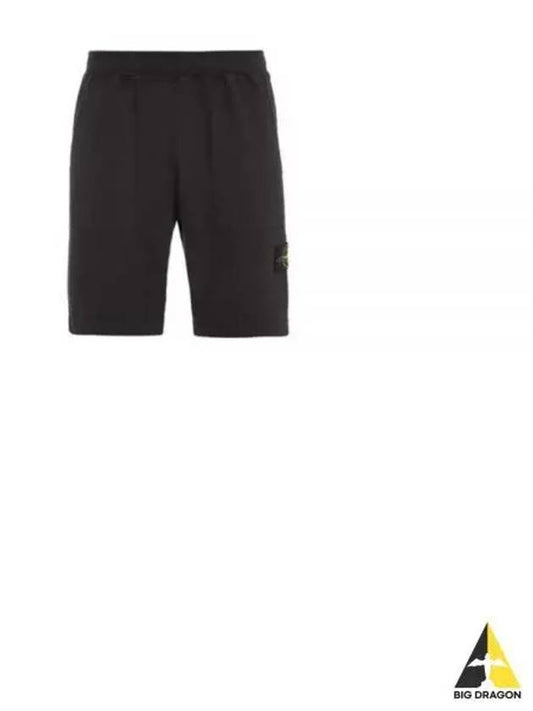 Compass Badge Track Shorts Black - STONE ISLAND - BALAAN 2