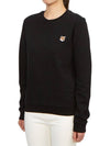 Fox Head Patch Regular Sweatshirt Black - MAISON KITSUNE - BALAAN 3