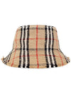 Check Boucle Bucket Hat Beige - BURBERRY - BALAAN 2