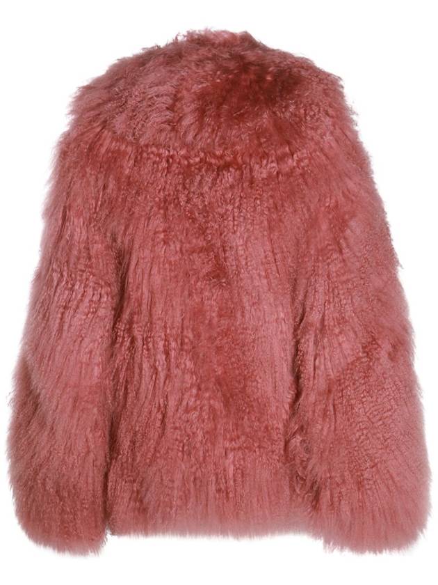 The Attico Pink Viscose Fur Jacket - THE ATTICO - BALAAN 2