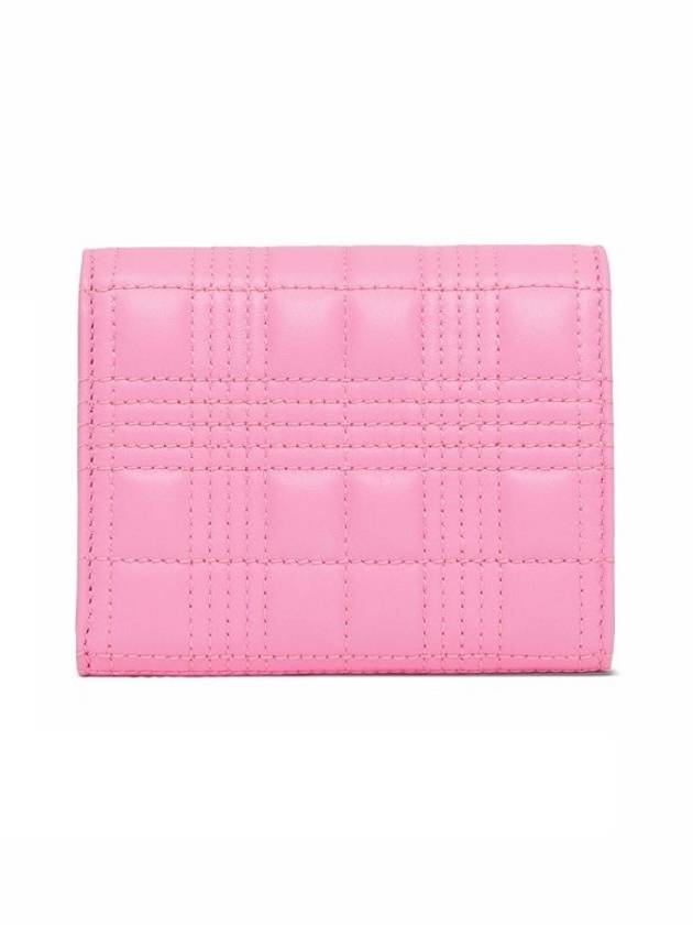 Lola Quilted Small Bicycle Wallet Pink - BURBERRY - BALAAN.