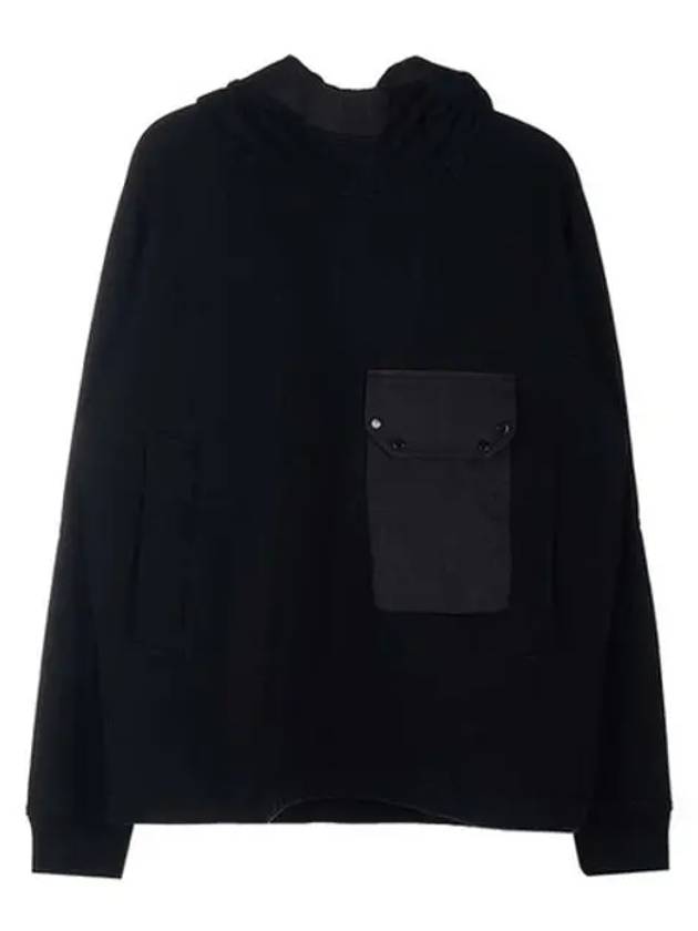 Pocket Cotton Hoodie Black - TEN C - BALAAN 1