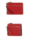 Rockstud Clutch Bag Red - VALENTINO - BALAAN 5