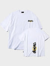 EL Smile Painting Overfit Short Sleeve T-Shirt White - ELIMENO - BALAAN 1