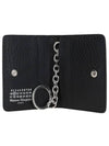 4 Stitch Keyring Card Wallet Black - MAISON MARGIELA - BALAAN 4