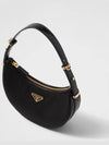 Arque Re-Nylon Leather Shoulder Bag Black - PRADA - BALAAN 3