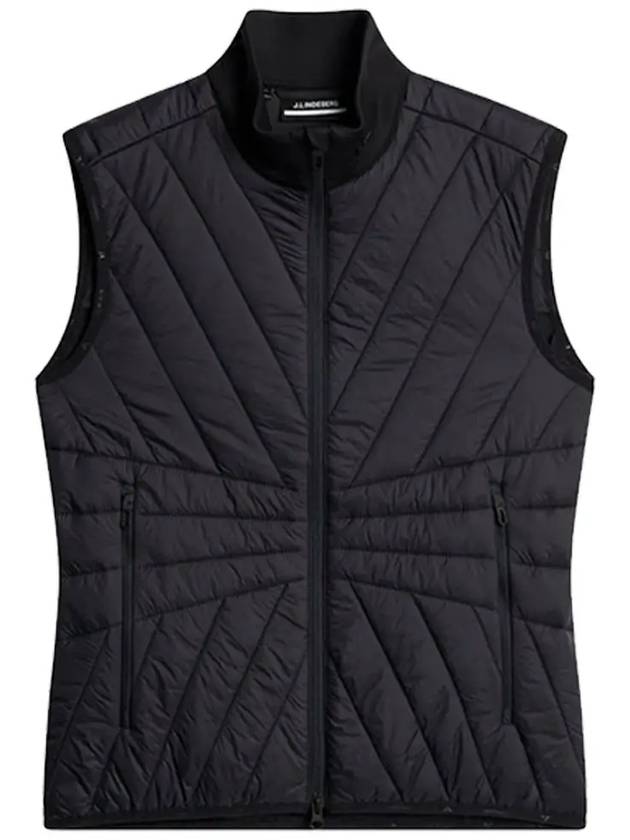 Women s Holma Quilt Hybrid Golf Vest Black GWOW10873 9999 - J.LINDEBERG - BALAAN 1