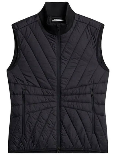 Women's Holma Quilt Hybrid Vest Black - J.LINDEBERG - BALAAN 2