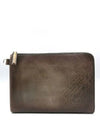 brown clutch bag - BERLUTI - BALAAN 1