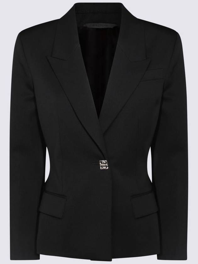 Givenchy Black Wool Blazer - GIVENCHY - BALAAN 1