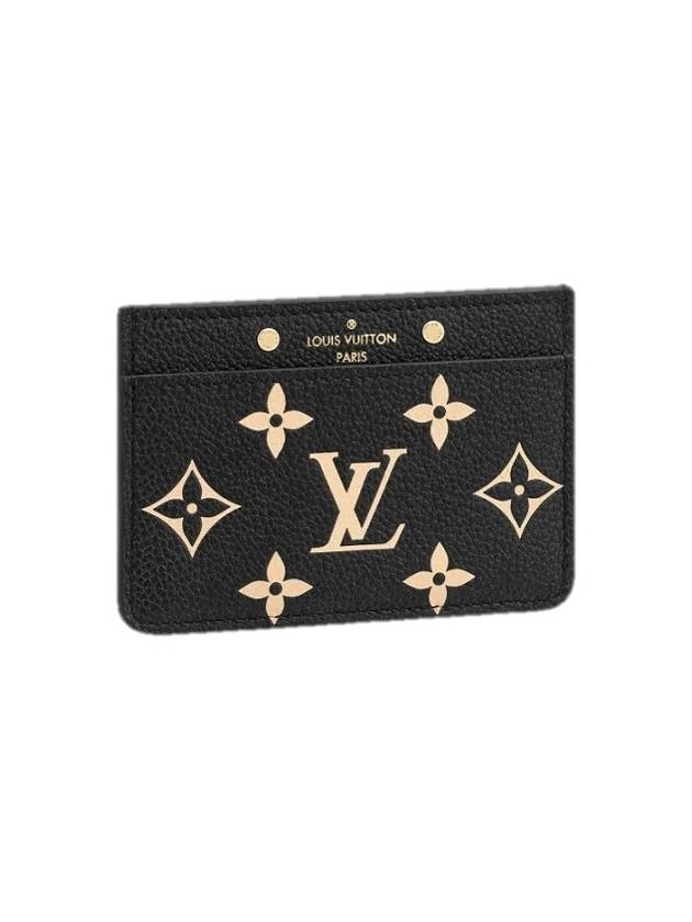 Monogram Empreinte Leather Card Wallet Black - LOUIS VUITTON - BALAAN 2