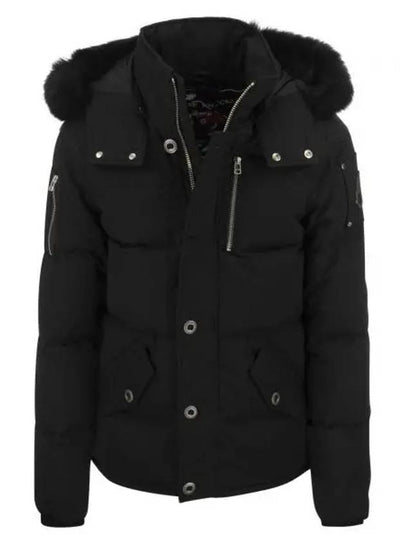 Threequarter Down Jacket Black Fox Fur Black - MOOSE KNUCKLES - BALAAN 2