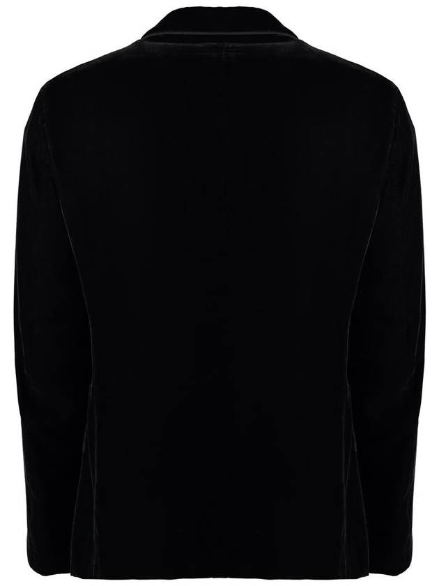 Giorgio Armani Single-Breasted Velvet Jacket - GIORGIO ARMANI - BALAAN 2