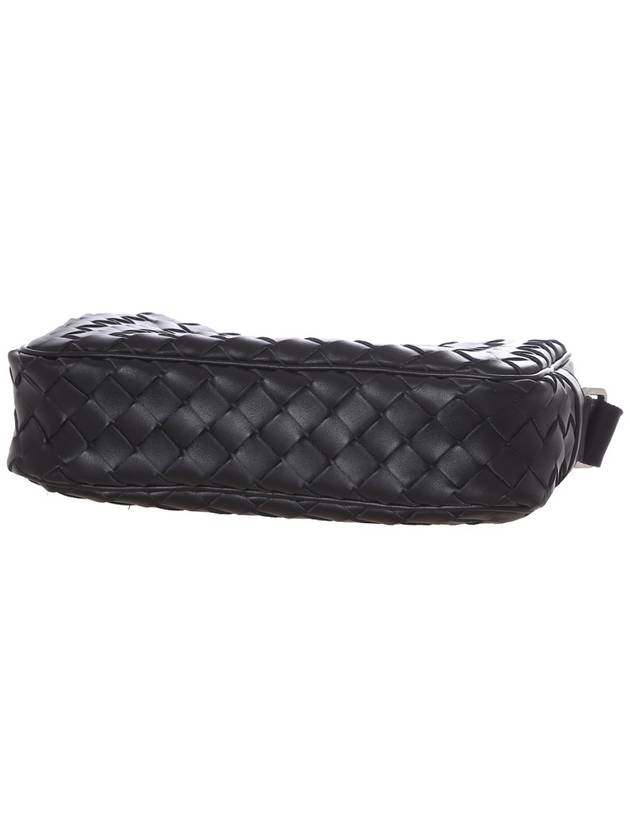 Classic Intrecciato Small Camera Cross Bag Black - BOTTEGA VENETA - BALAAN 5